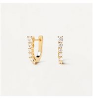 Pendientes PDPaola Mujer THE NEW ESSENTIALS in Plata Zirconia AR01-804-U - AR01-804-U
